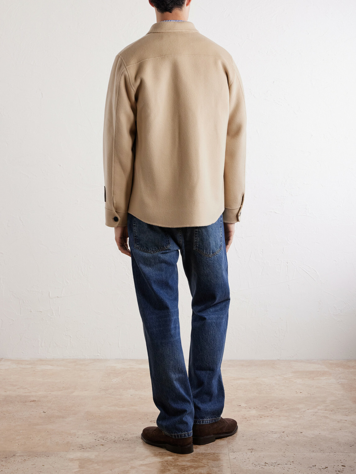 Slowear - Felted Wool-Blend Blouson Jacket - Neutrals