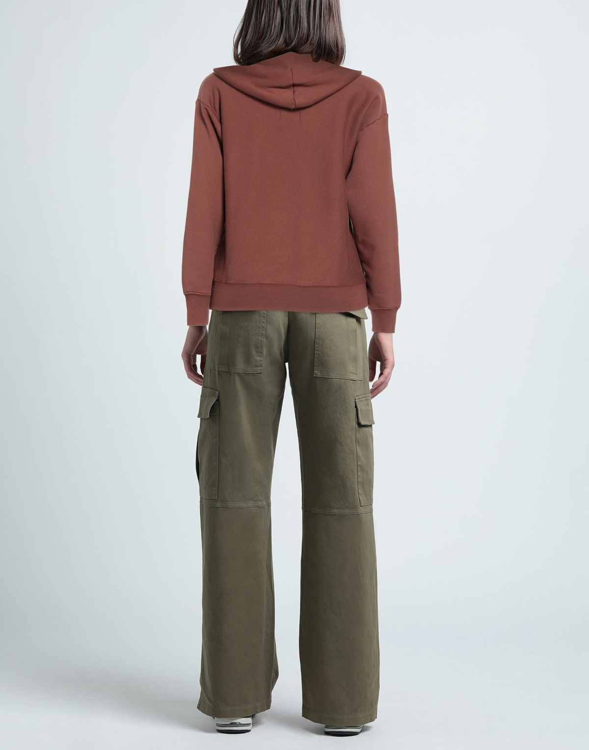 Champion Womens Sweatshirt Chocolate in Brown