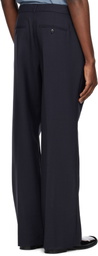 RECTO Navy Signature RC Flared Trousers