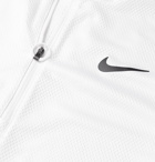 Nike Tennis - Challenger Dri-FIT Mesh Half-Zip Tennis Top - White