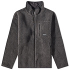 Gramicci Men's Sherpa Fleece Jacket in Charcoal