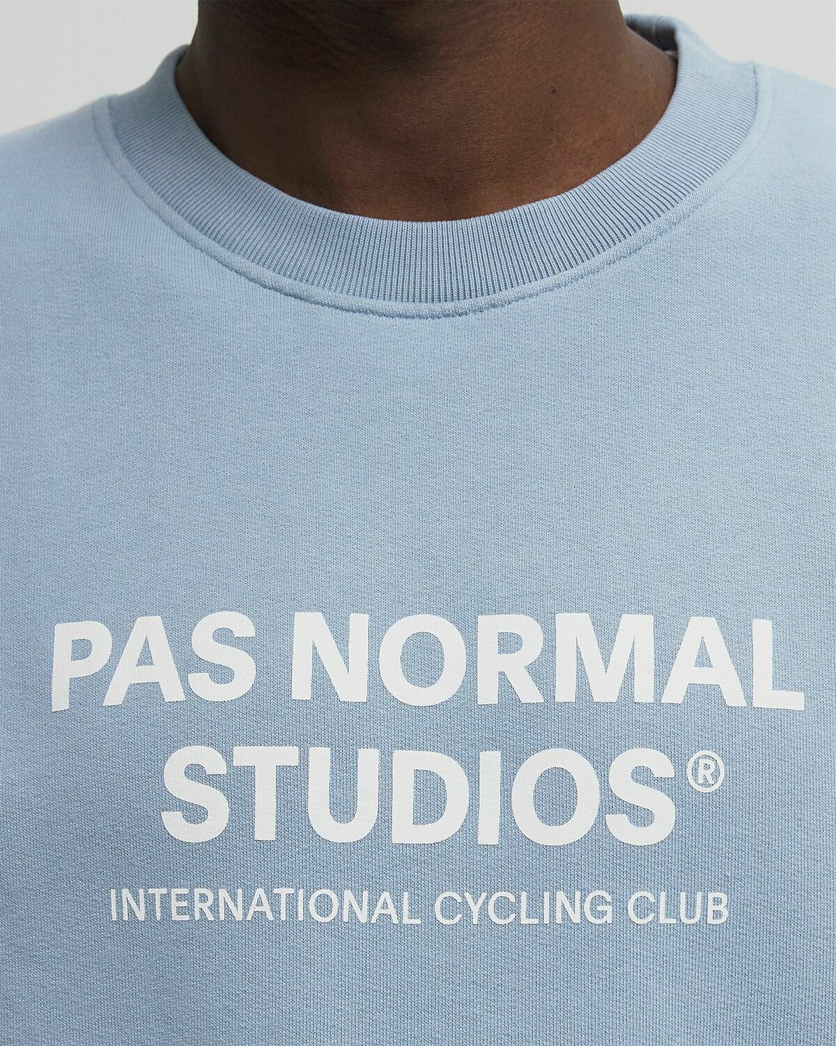 Pas Normal Studios Off-Race Logo Sweatshirt Blue Men