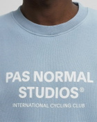 Pas Normal Studios Off-Race Logo Sweatshirt Blue Men