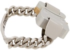 1017 ALYX 9SM Silver Logo Buckle Bracelet