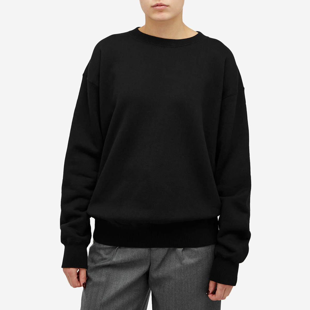 Auralee Men's Super Soft Sweatshirt in Black Auralee