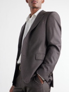 Mr P. - Luxe Wool and Silk-Blend Suit Jacket - Brown