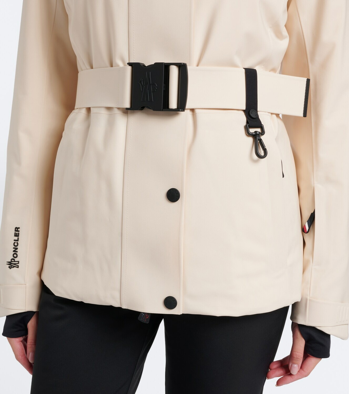 Moncler Grenoble Hainets belted ski jacket