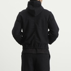 Lady White Co. Men's Wool Zip Hoodie in Black