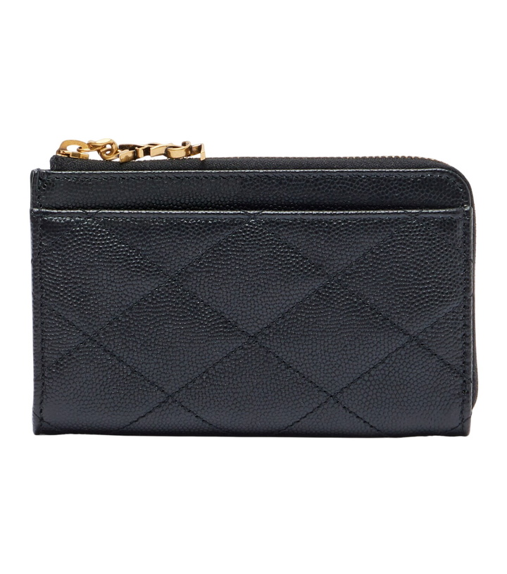 Photo: Saint Laurent Cassandre Bijou quilted leather card case