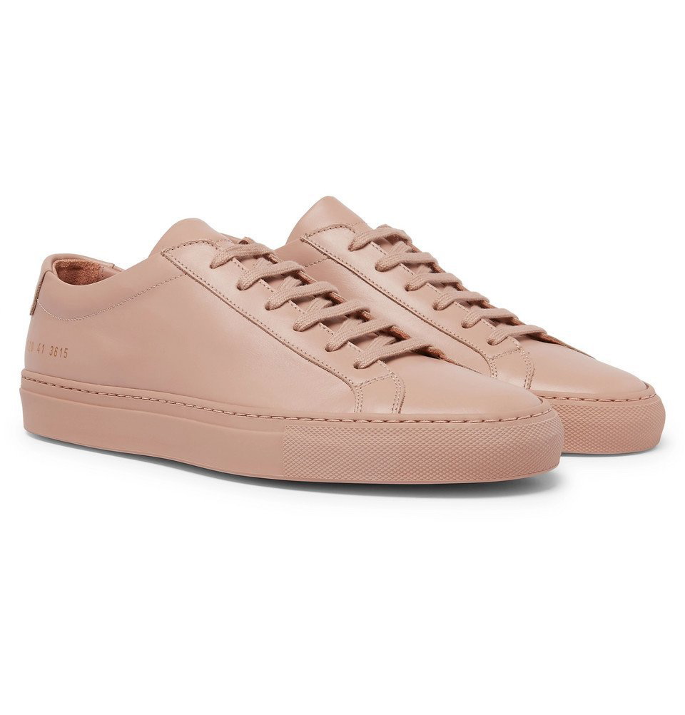 Projects - Original Achilles Leather Sneakers - Men Pink Common Projects