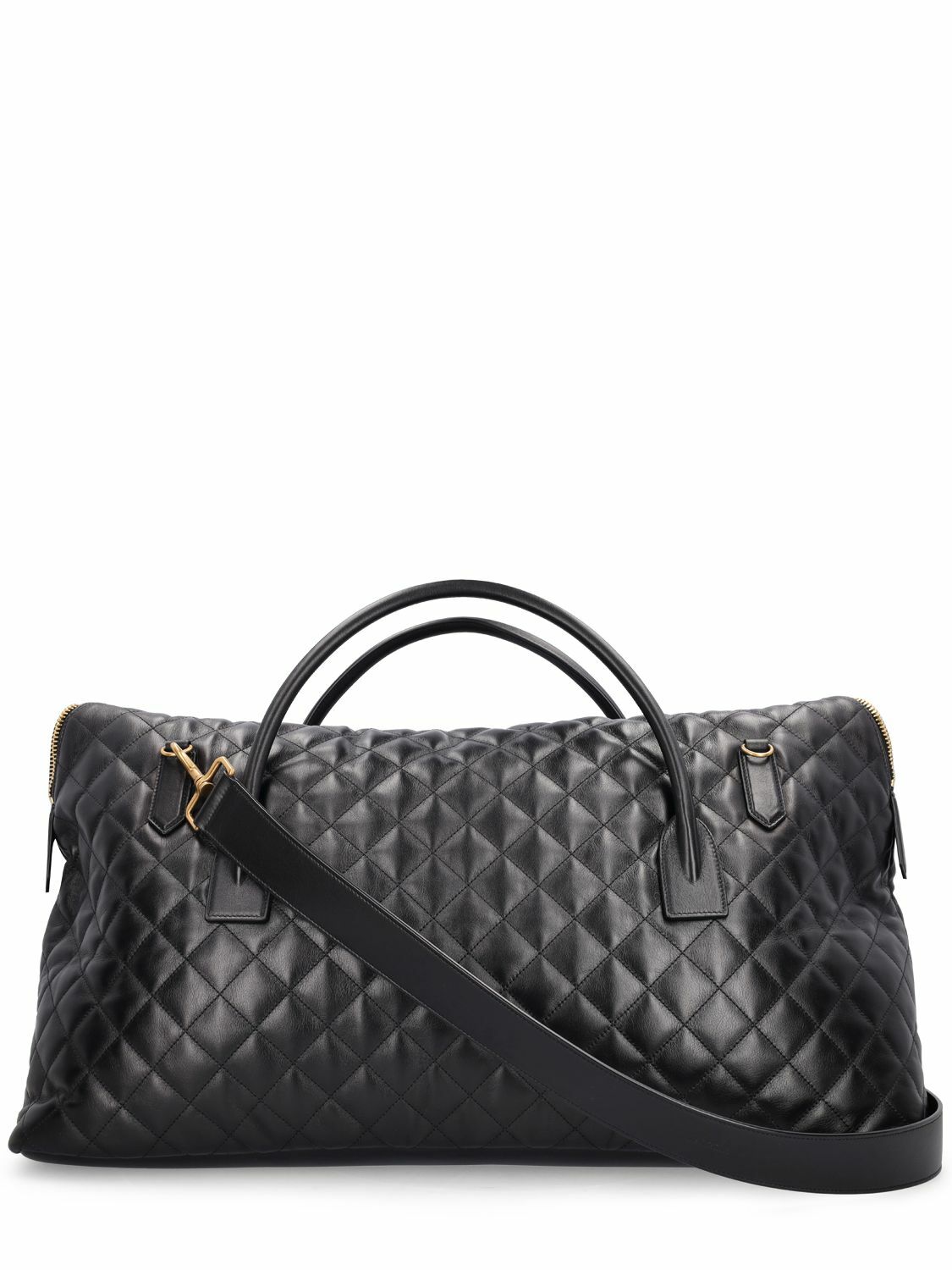 SAINT LAURENT - Es Giant Leather Travel Bag Saint Laurent