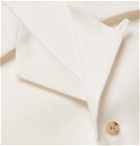 Deveaux - Camp-Collar Linen Shirt - White