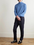 John Smedley - Cherwell Slim-Fit Merino Wool Rollneck Sweater - Blue