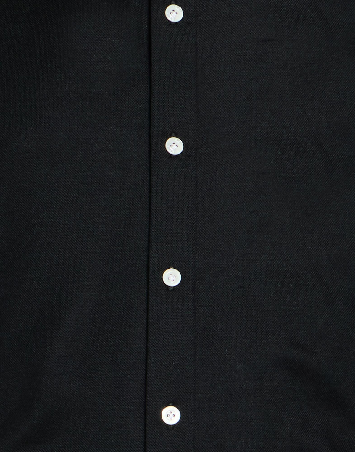 Isaia Mens Shirt in Black