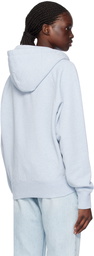 AMI Paris Blue Ami de Cœur Hoodie