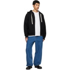 Jil Sander Black Zip Hoodie