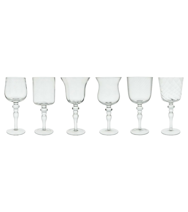 Photo: Bitossi Set of 6 wine glasses
