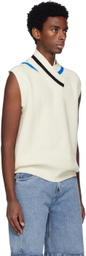 WYNN HAMLYN Off-White Double Up Vest