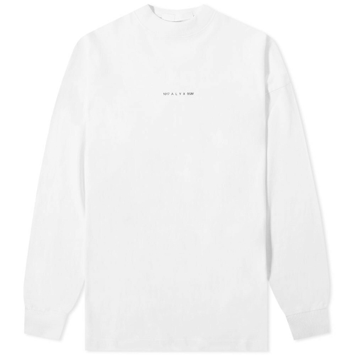 Photo: 1017 ALYX 9SM Men's Long Sleeve Visual T-Shirt in White
