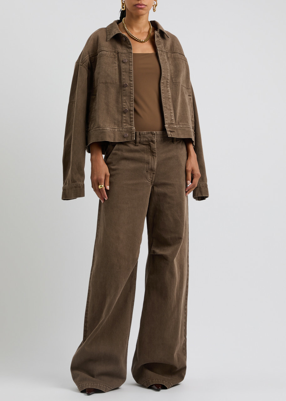 セットアップ ENTIRE STUDIOS BROWN NYLON-BLEND BODYSUIT Entire Studios Nylon-blend Bodysuit In Brown | ModeSens