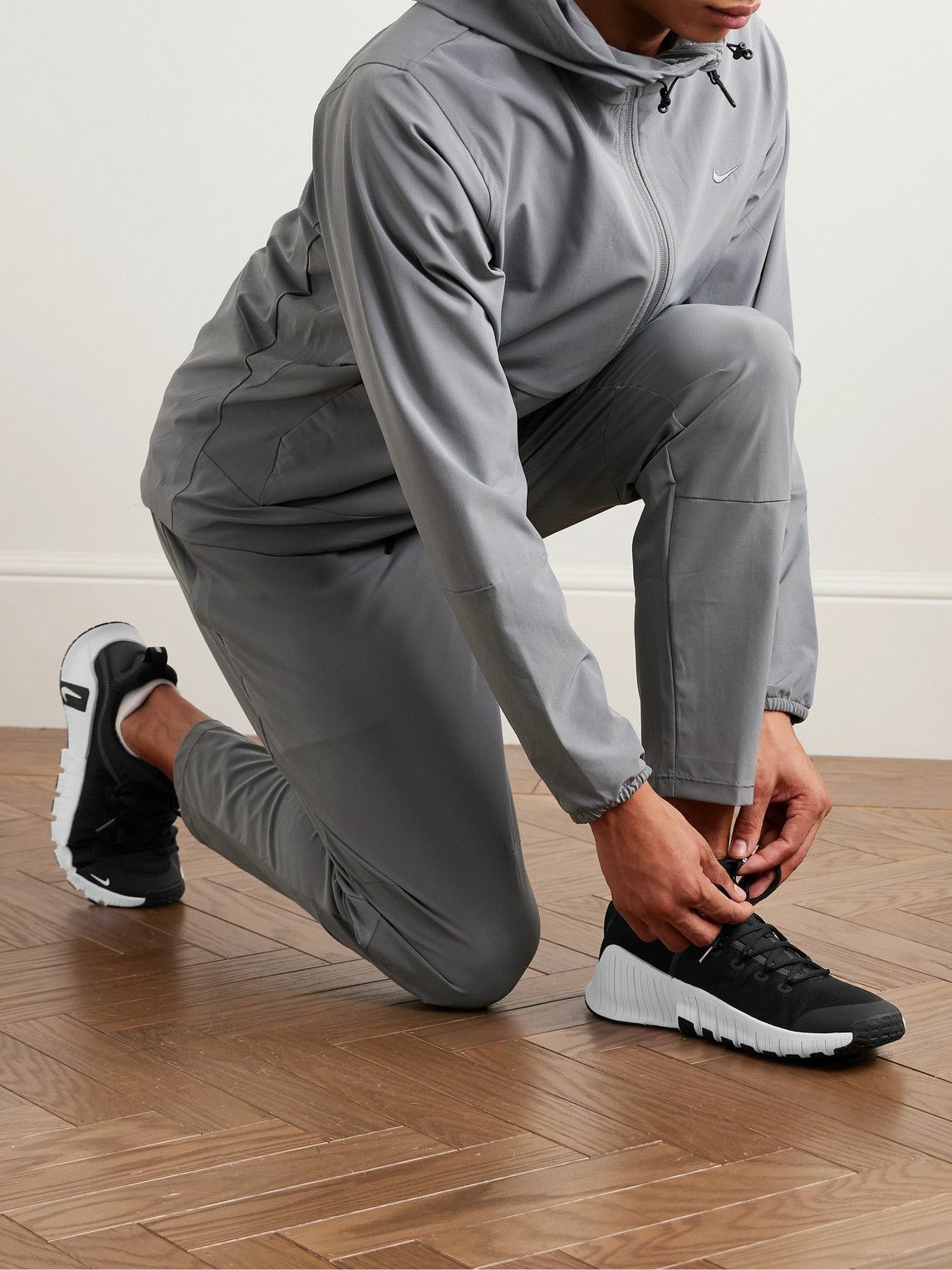 Nike Training - Free Metcon 6 Rubber-Trimmed Mesh Sneakers - Black