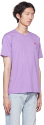 COMME des GARÇONS PLAY Purple Heart T-Shirt