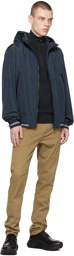 BOSS Navy Half-Zip Sweater