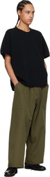 Jan-Jan Van Essche Black O-Project Waffle Oversized Sleeveless T-shirt