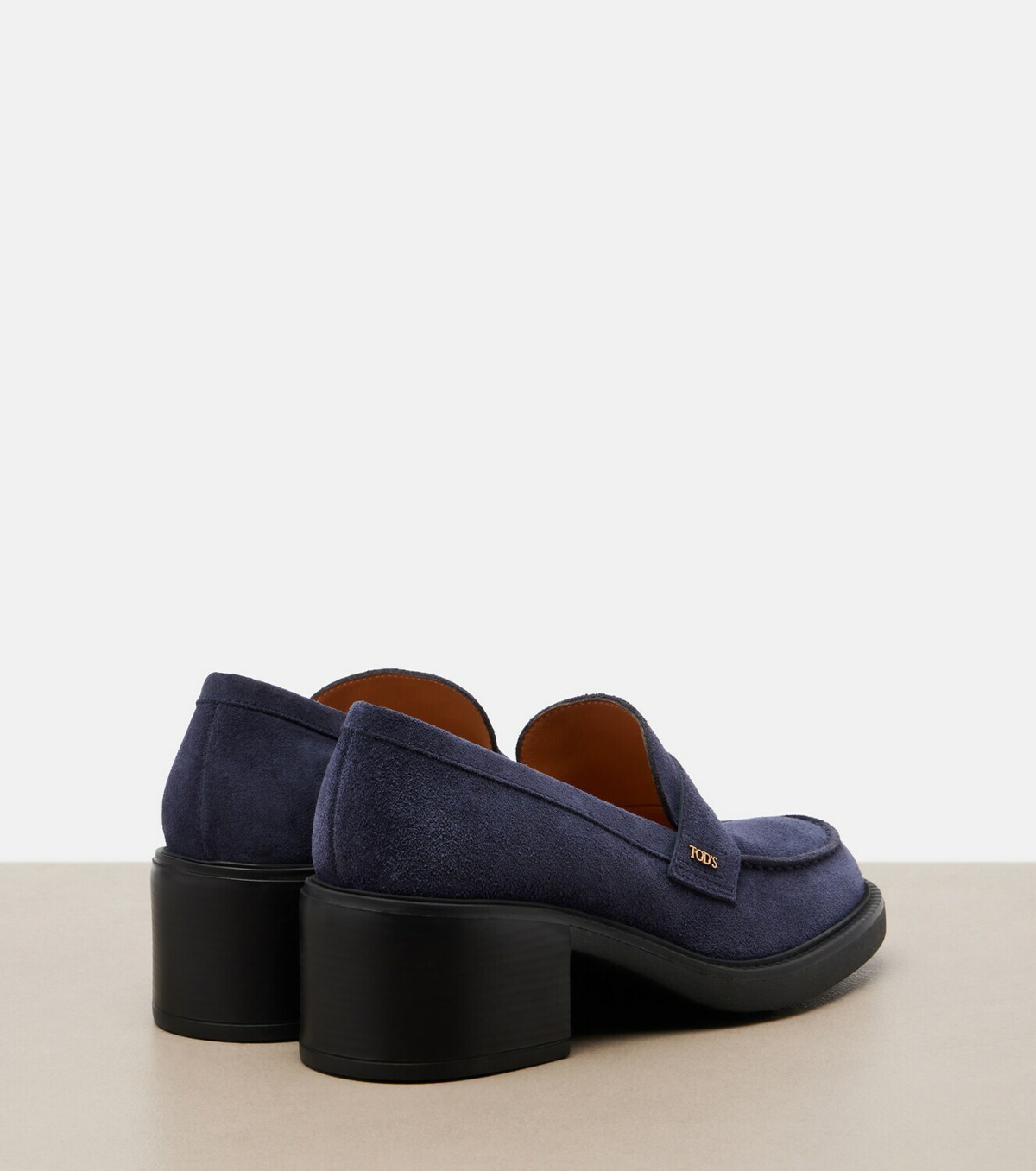 Tod's Suede loafer pumps