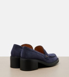 Tod's Suede loafer pumps