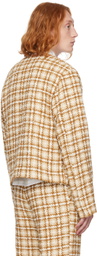 young n sang Brown Harvest Cardigan