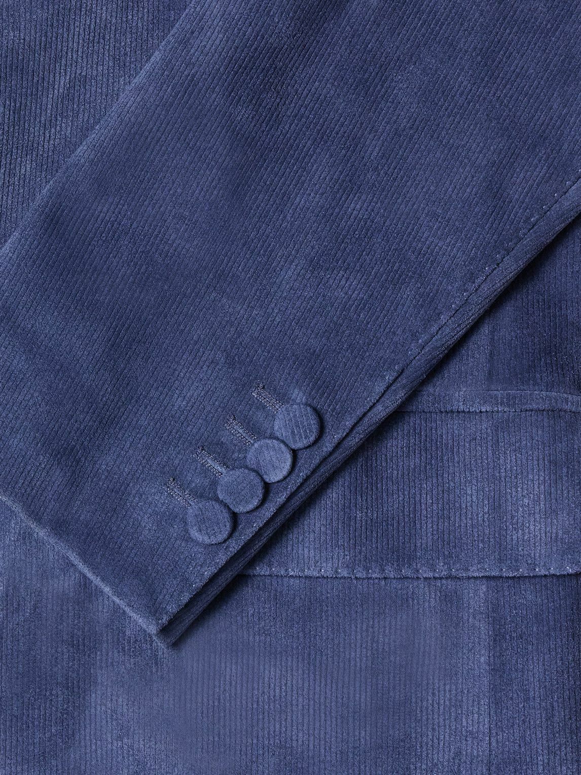 Gabriela Hearst - Irving Suede-Corduroy Blazer - Blue