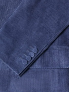 Gabriela Hearst - Irving Suede-Corduroy Blazer - Blue