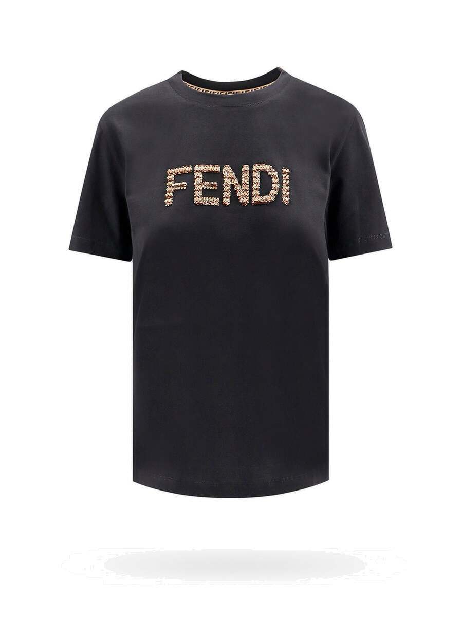 Fendi T Shirt Black Womens Fendi