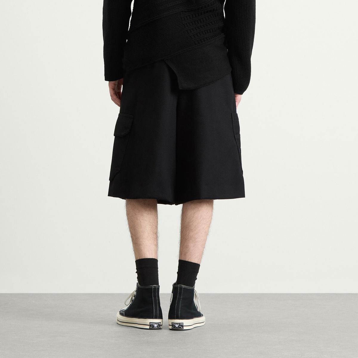 Comme des Garçons Men's Cargo Short in Black
