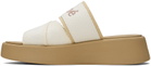 Chloé White Mila Slide Sandals
