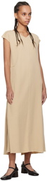 CASEY CASEY Beige Coste 2/2 Midi Dress