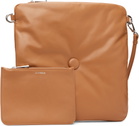 Julie Kegels Tan Biche Cushion Pouch