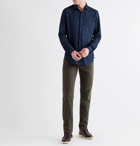Loro Piana - Slim-Fit Cutaway Collar Cotton-Piqué Shirt - Unknown