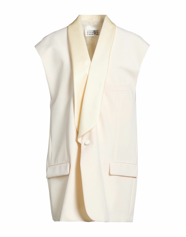 Photo: Mm6 Maison Margiela Womens Blazer Ivory