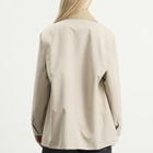 Auralee Women's Wool Max Canvas Blouson in Top Gray Beige