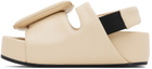 BOYY Beige Puffy Platform Sandal