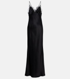 Nili Lotan Sylas silk satin gown