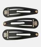 Balenciaga Holli BB set of 3 hair clips