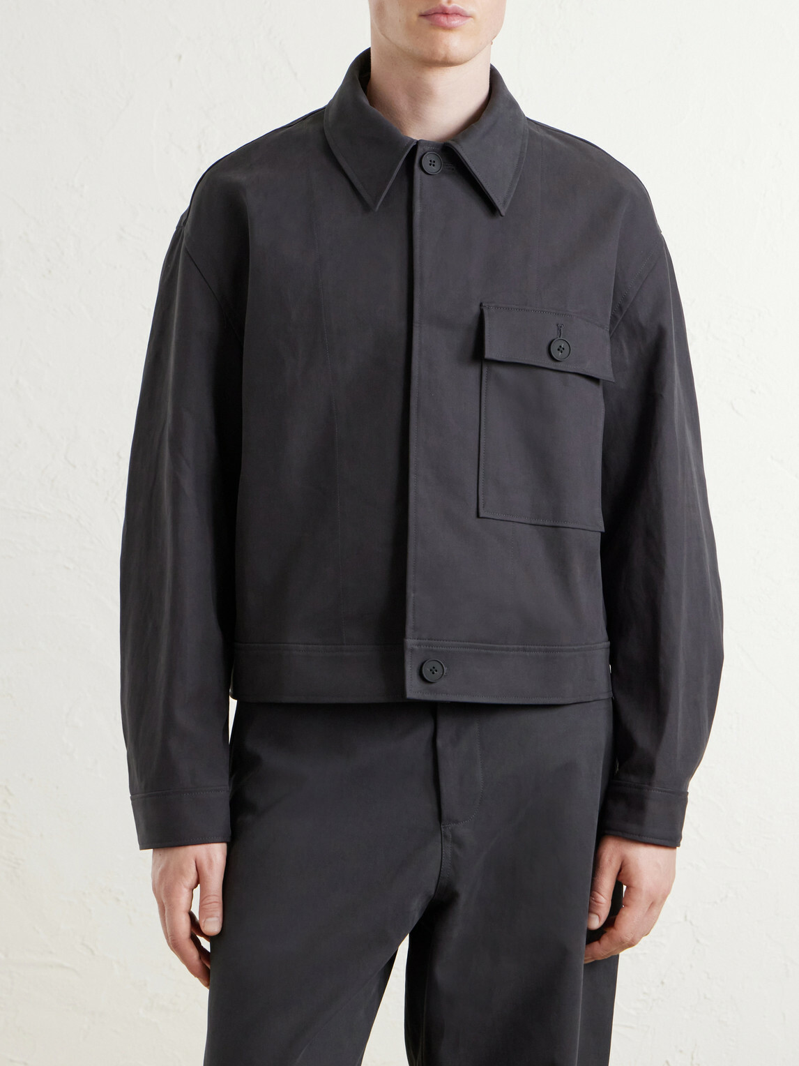 Studio Nicholson - Drey Cotton-Twill Jacket - Gray