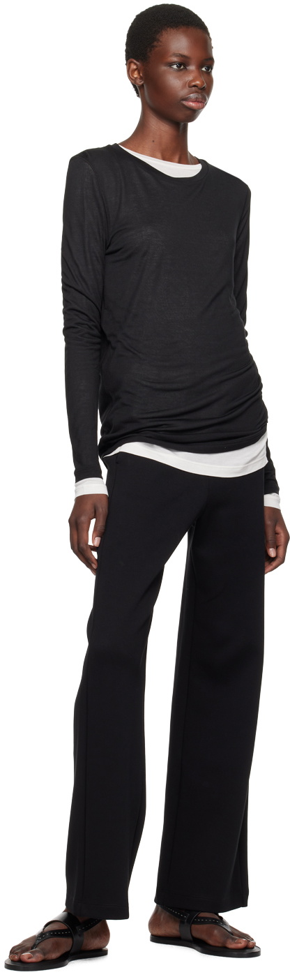 Max Mara Black Potenza Lounge Pants