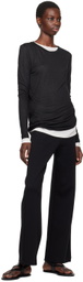 Max Mara Black Potenza Lounge Pants