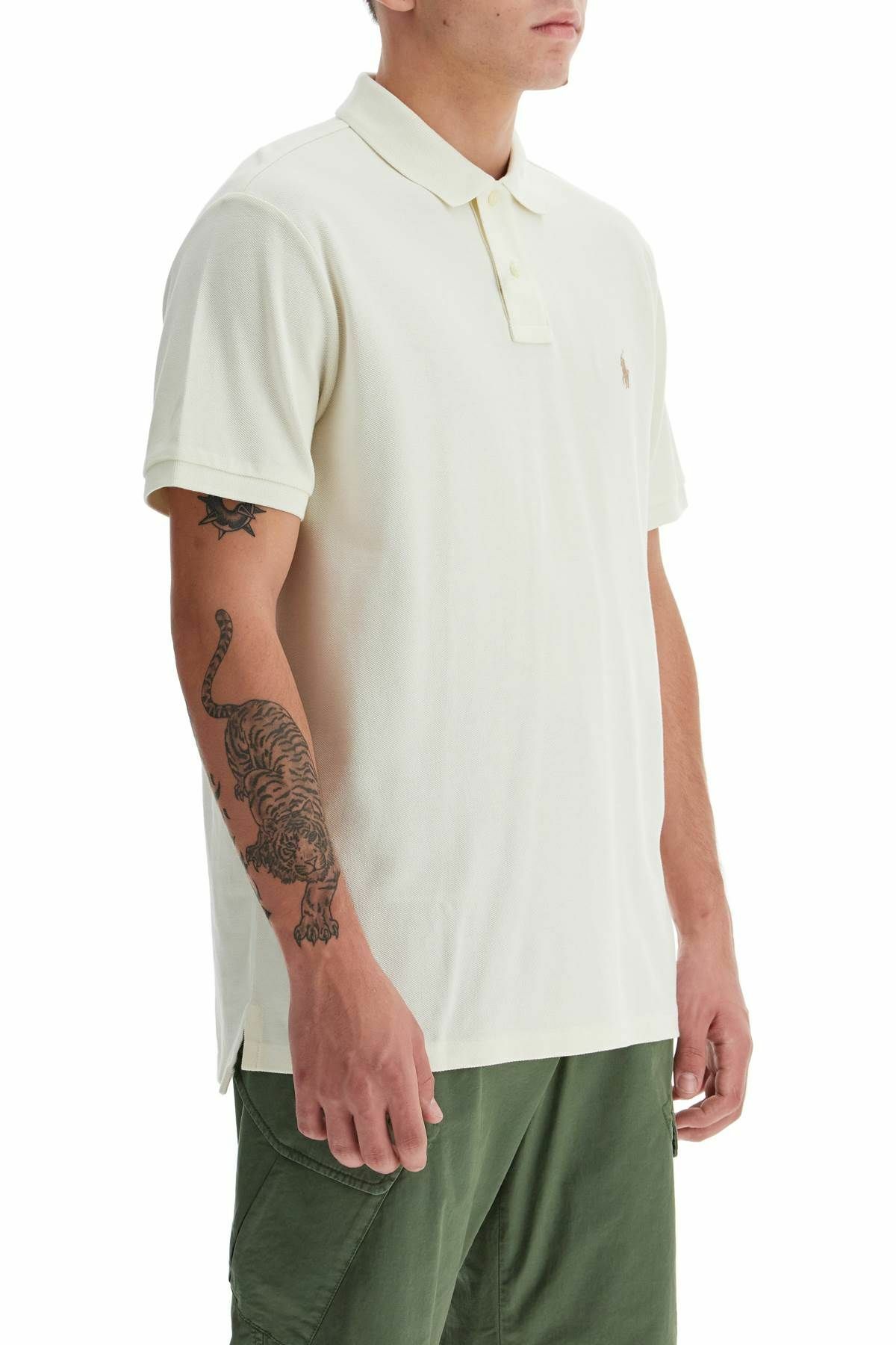 POLO RALPH LAUREN polo shirt with embroidered pony White Polo Ralph Lauren