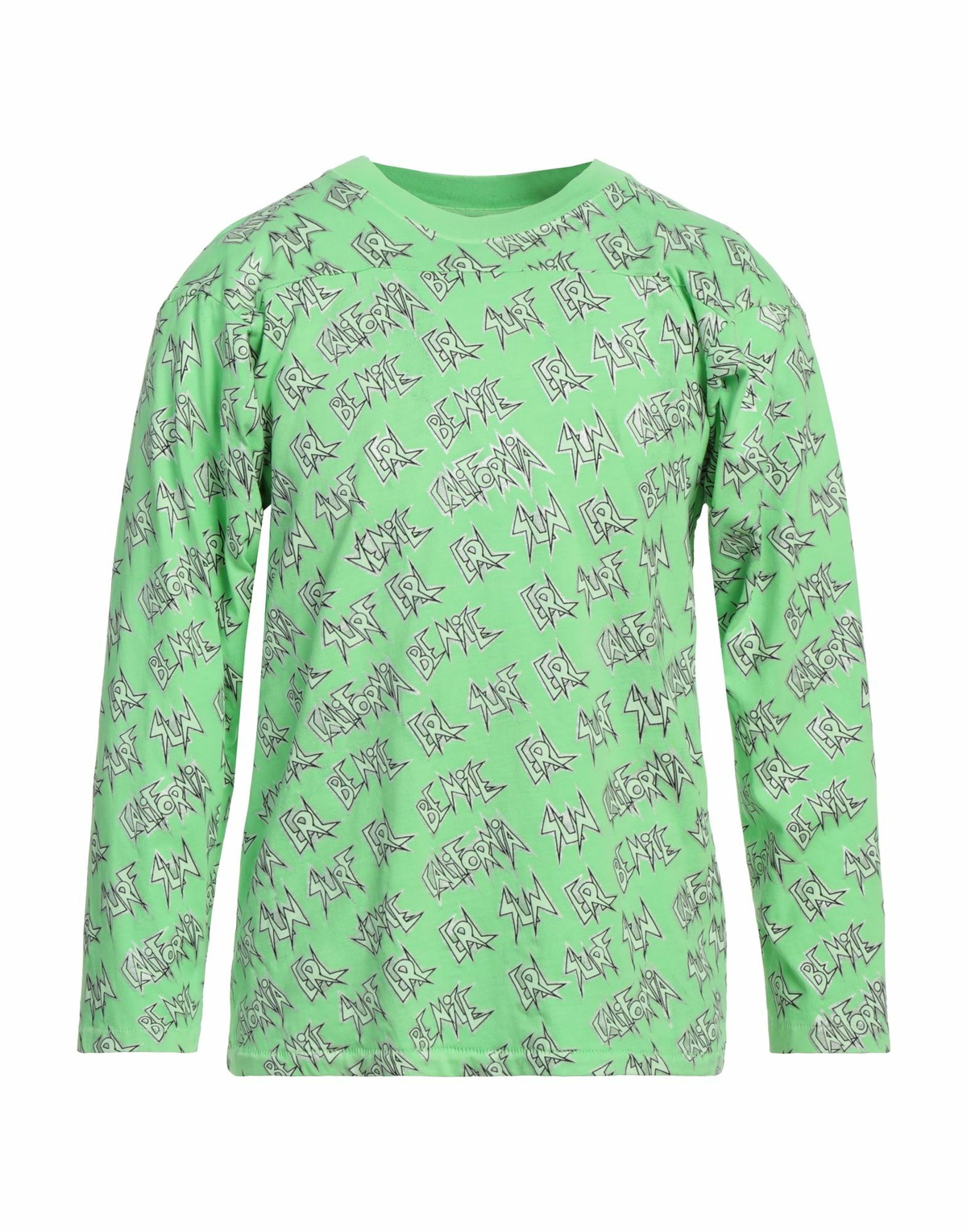 Erl Mens T-shirt Lime in Green