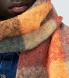 Acne Studios Vally alpaca-blend checked scarf